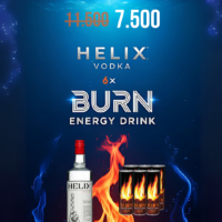 Helix Vodka 700ml x 6 burn