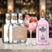 Gin Rosée Strawberry 700ml x Fentimans Connoisseurs Tonic