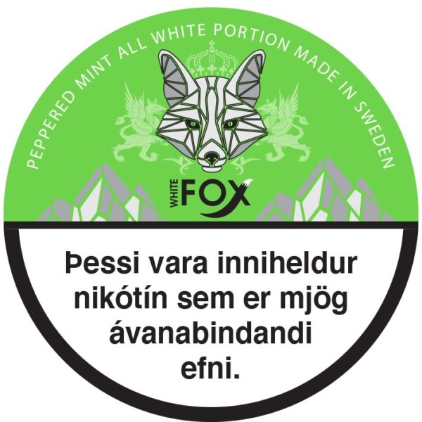 WHITE FOX – Peppered Mint