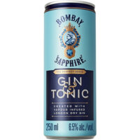 Bombay Sapphire Gin & Tonic 250ml